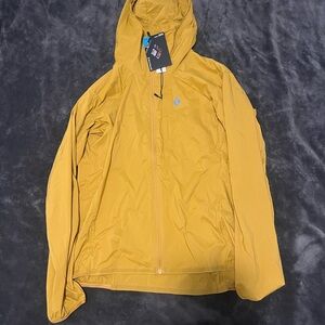 Black Diamond Yellow Hooded Jacket